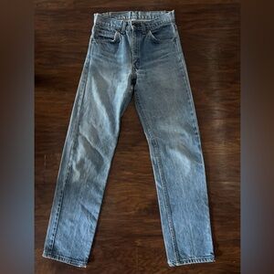 Vintage Orange Tab Levi’s 505 Straight Leg Jeans